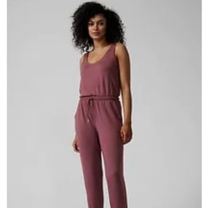 Athleta Balance Jumpsuit- Size Small -Tawny Rose -